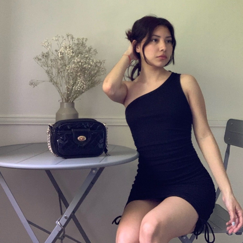 Little black stretchy dress